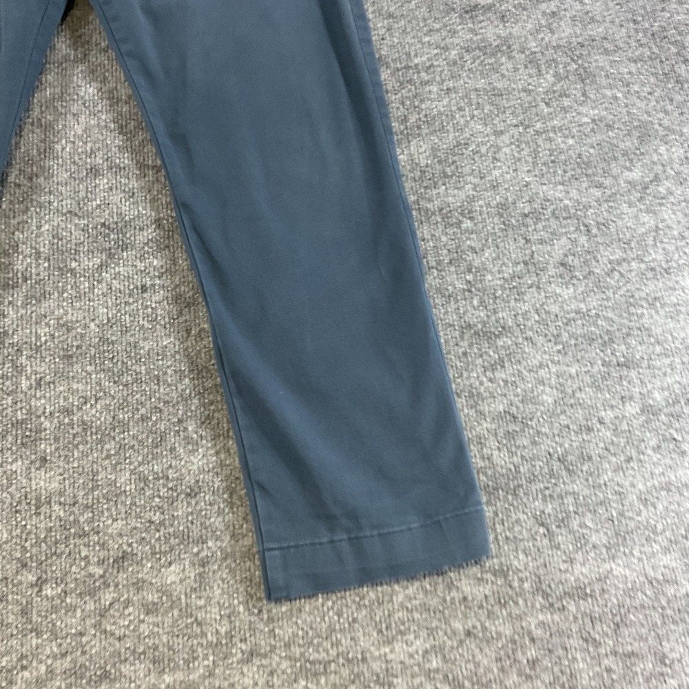 J Crew Flex Slim Fit Chino Pants 32x32 Blue Stretch Flat Front Casual Dress Mens - Picture 3 of 12